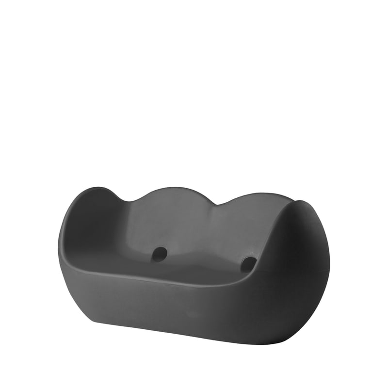 Canapé design in & out BLOSSY - gris éléphant