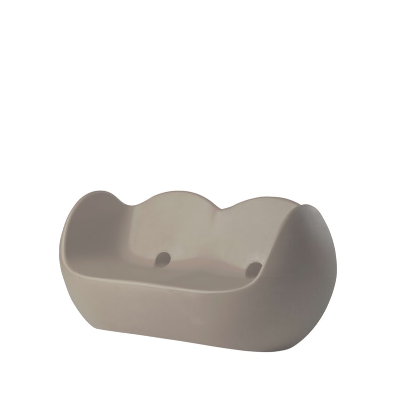 Canapé design in & out BLOSSY gris tourterelle