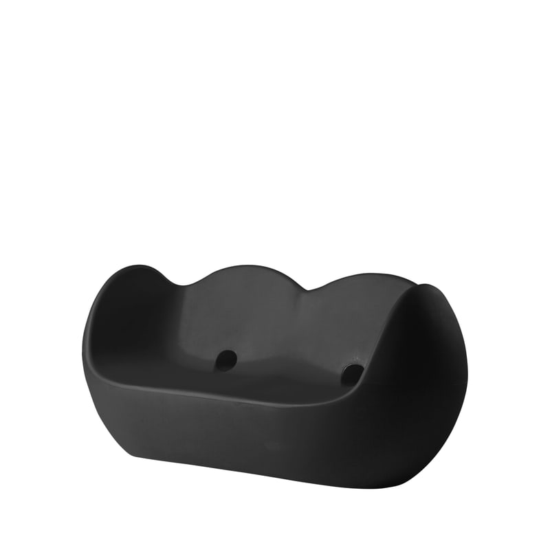 Canapé design in & out BLOSSY - noir