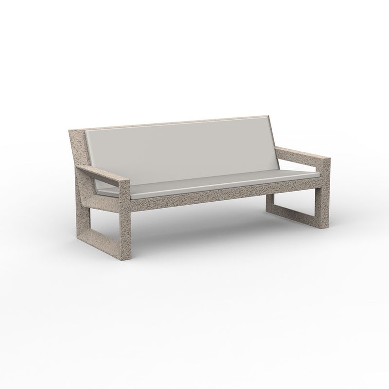 Canapé design in & out FRAME - granit crème
