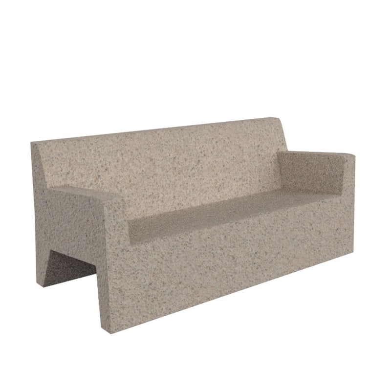 Canapé design in & out JUT - granit crème