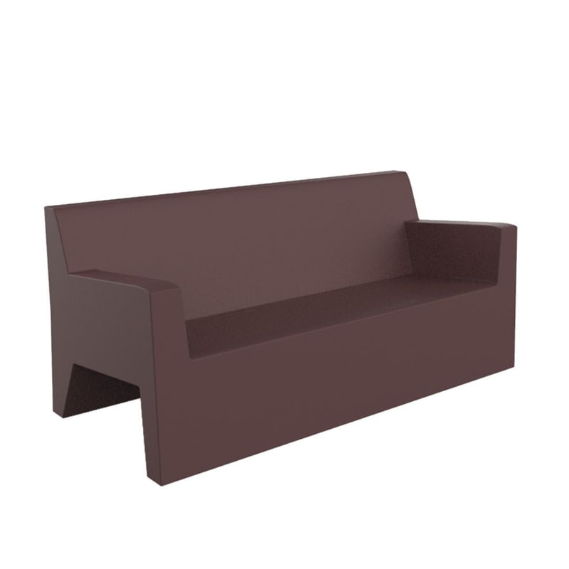 Canapé design in & out JUT - grenat