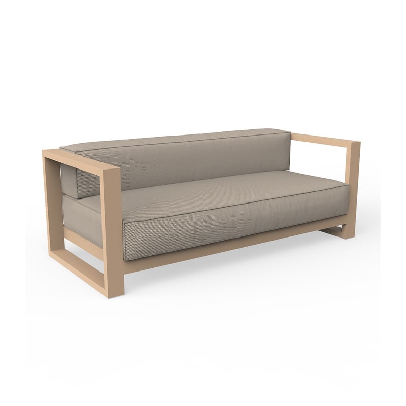 Canapé design in & out POSIDONIA - camel