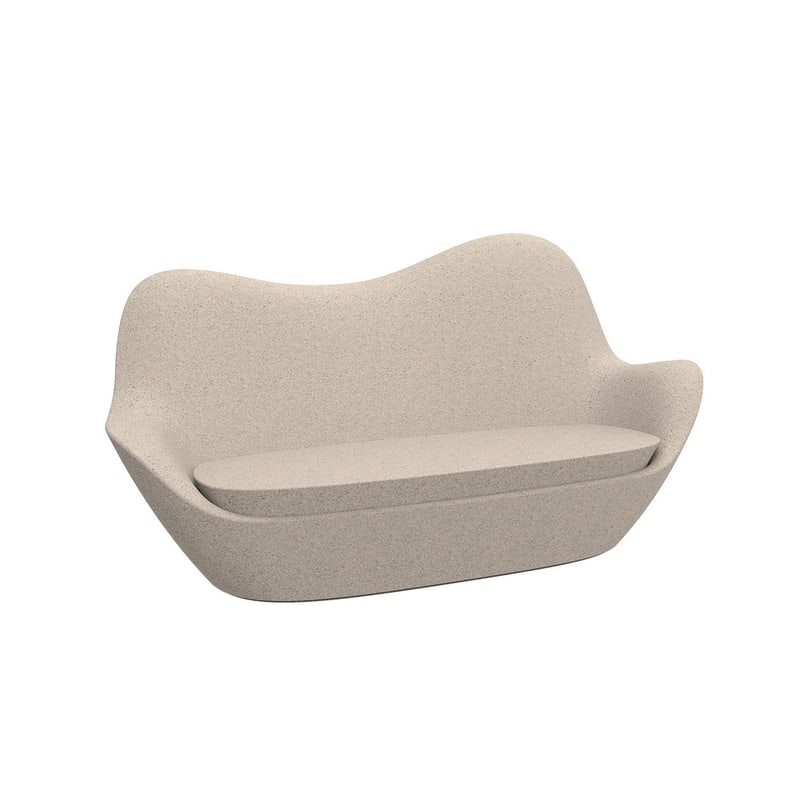 Canapé design in & out SABINAS - granit crème