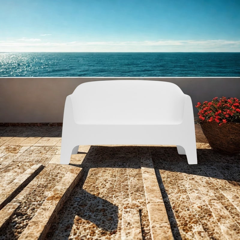 Canapé outdoor 2 places SOLID de VONDOM