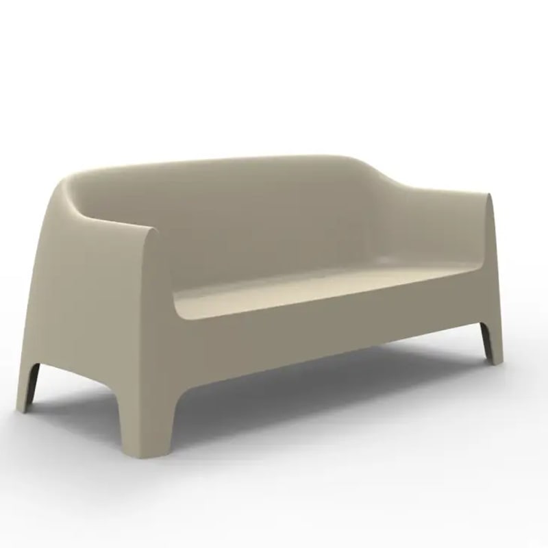 Canapé outdoor SOLID écru de VONDOM
