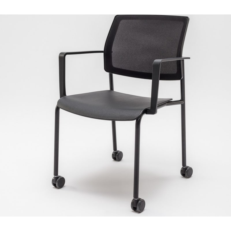 Chaise à roulettes avec accoudoirs GAYA