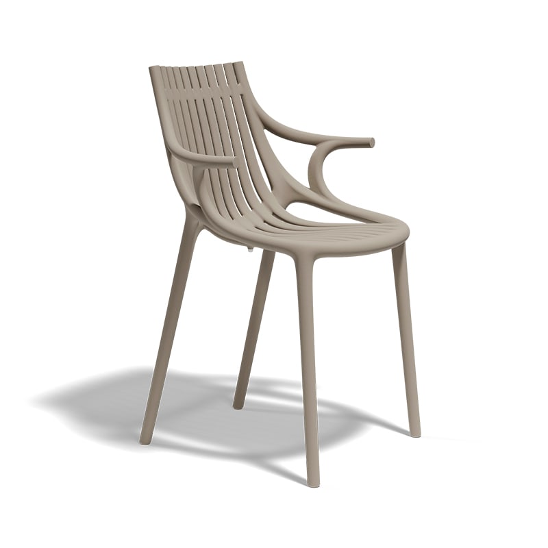 Chaise avec accoudoirs IBIZA - tortora