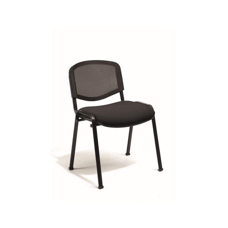 Chaise de réunion dossier résille PRATIQUE