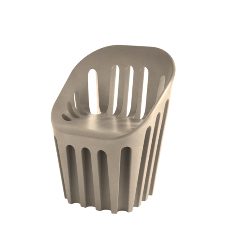 Chaise design COLISEUM - beige amande