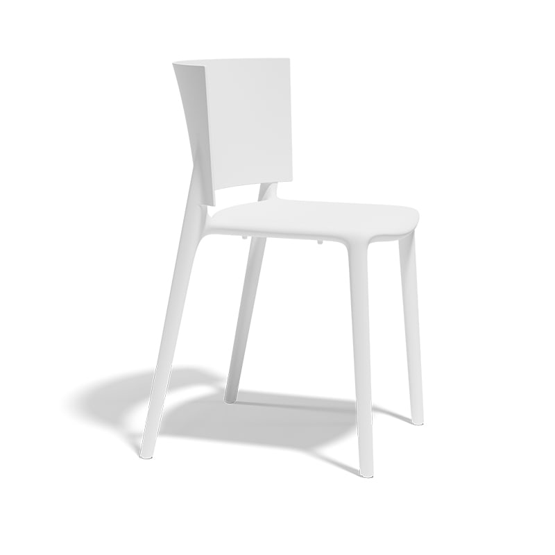 Chaise Design in & out AFRICA - blanc