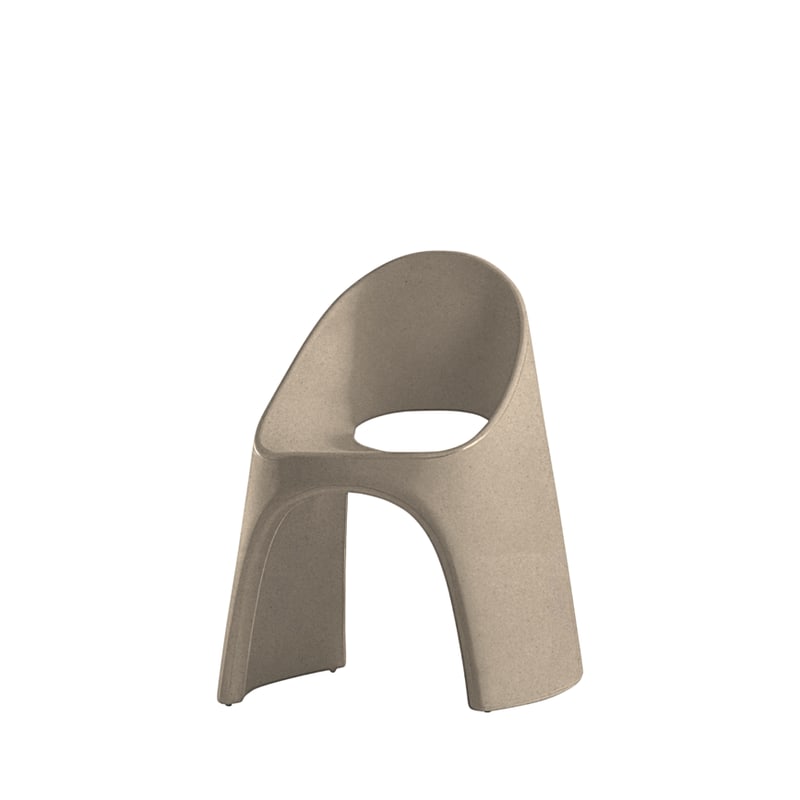 Chaise design in & out AMELIE - beige amande