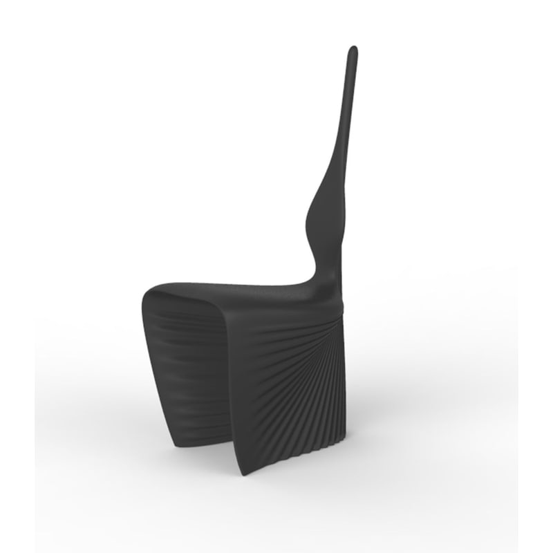 Chaise design in & out BIOPHILIA - anthracite