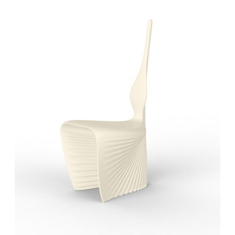 Chaise design in & out BIOPHILIA - crème