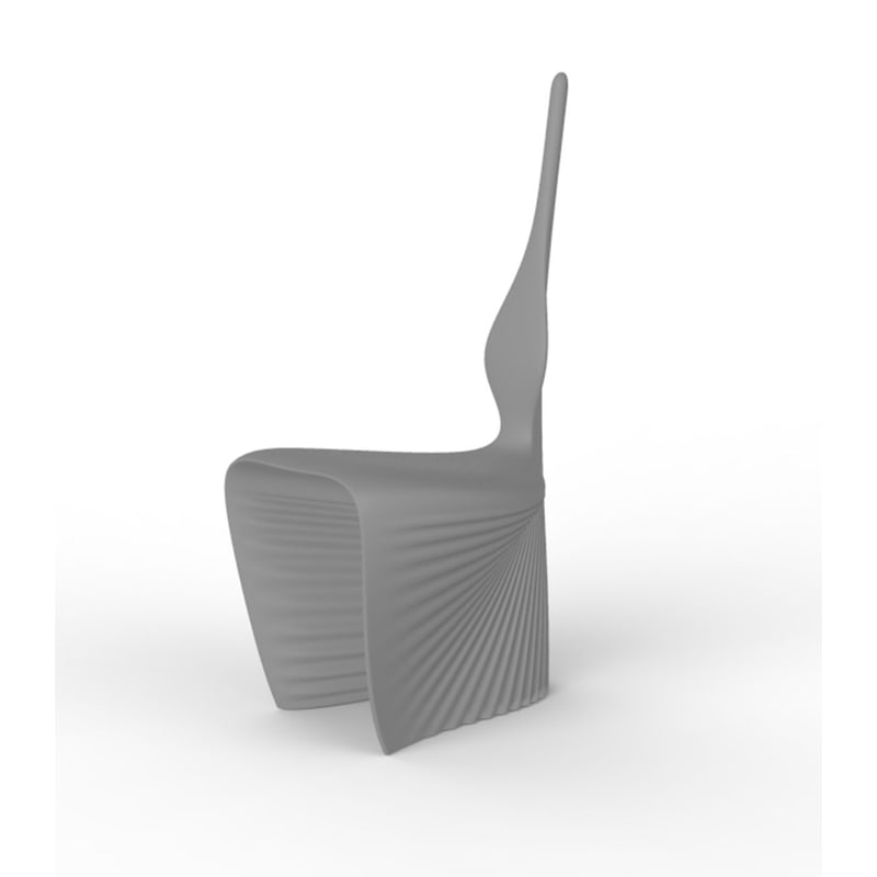 Chaise design in & out BIOPHILIA - gris