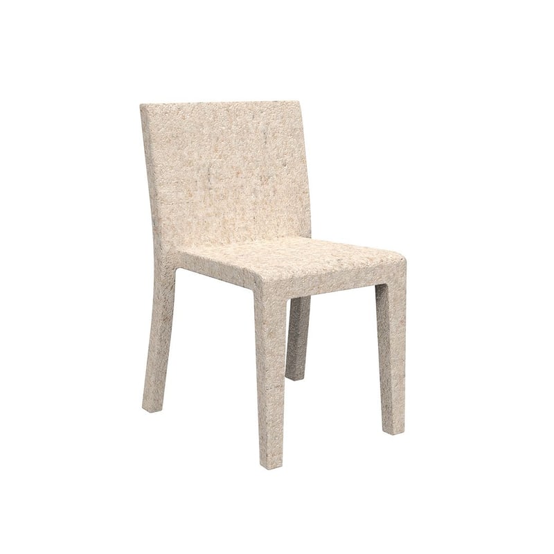 Chaise design in & out JUT - granit crème