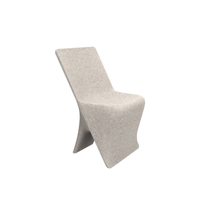 Chaise design in & out PAL - écru granit