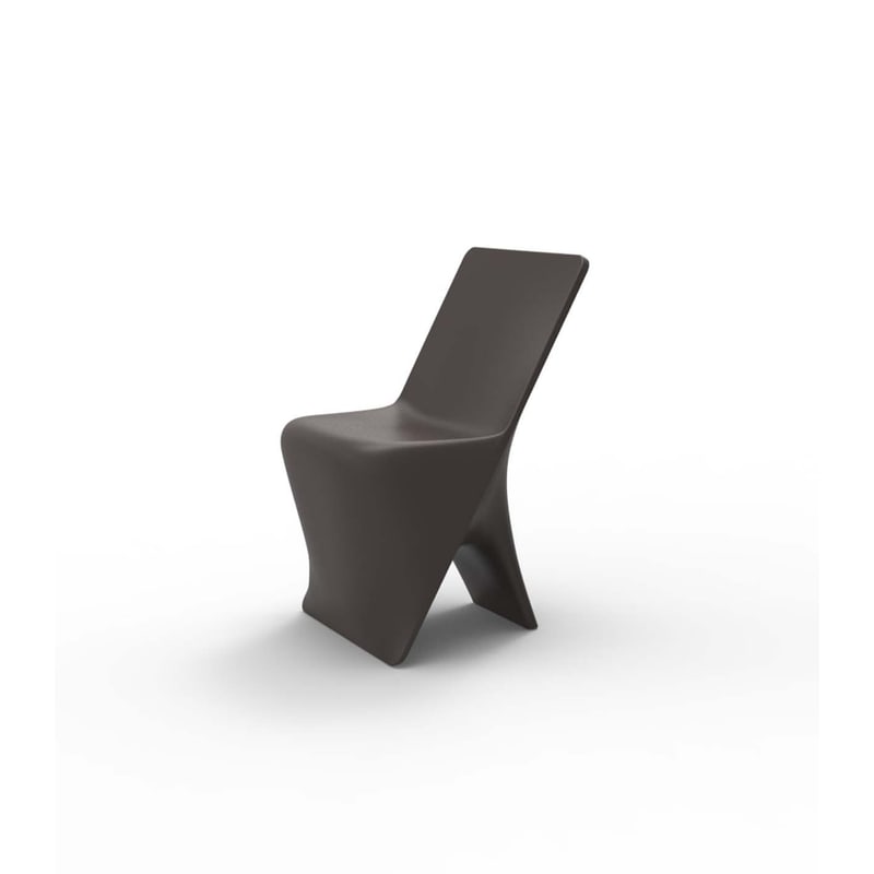 Chaise design in & out PAL - marron