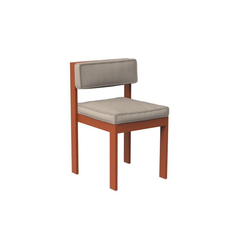 Chaise design in & out POSIDONIA - argile