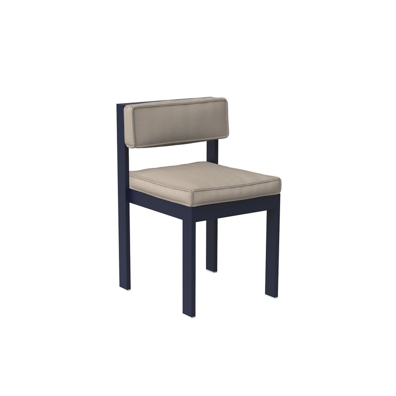 Chaise design in & out POSIDONIA - bleu