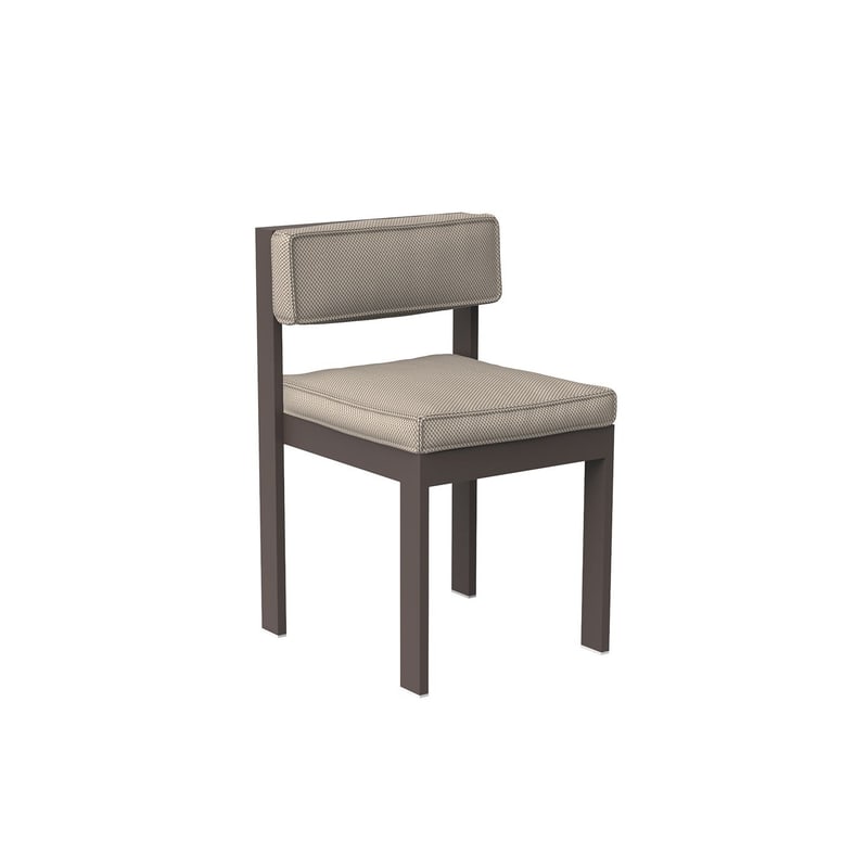 Chaise design in & out POSIDONIA - brun