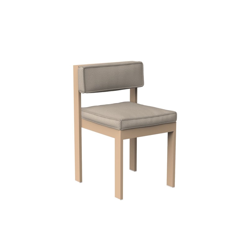 Chaise design in & out POSIDONIA - camel