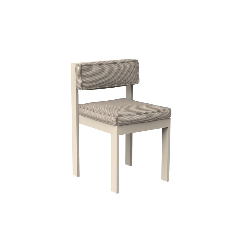 Chaise design in & out POSIDONIA - crème
