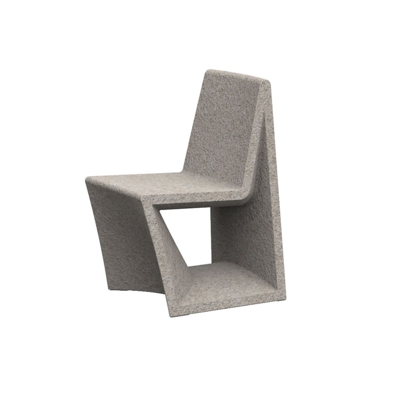 Chaise design in & out REST - écru granit