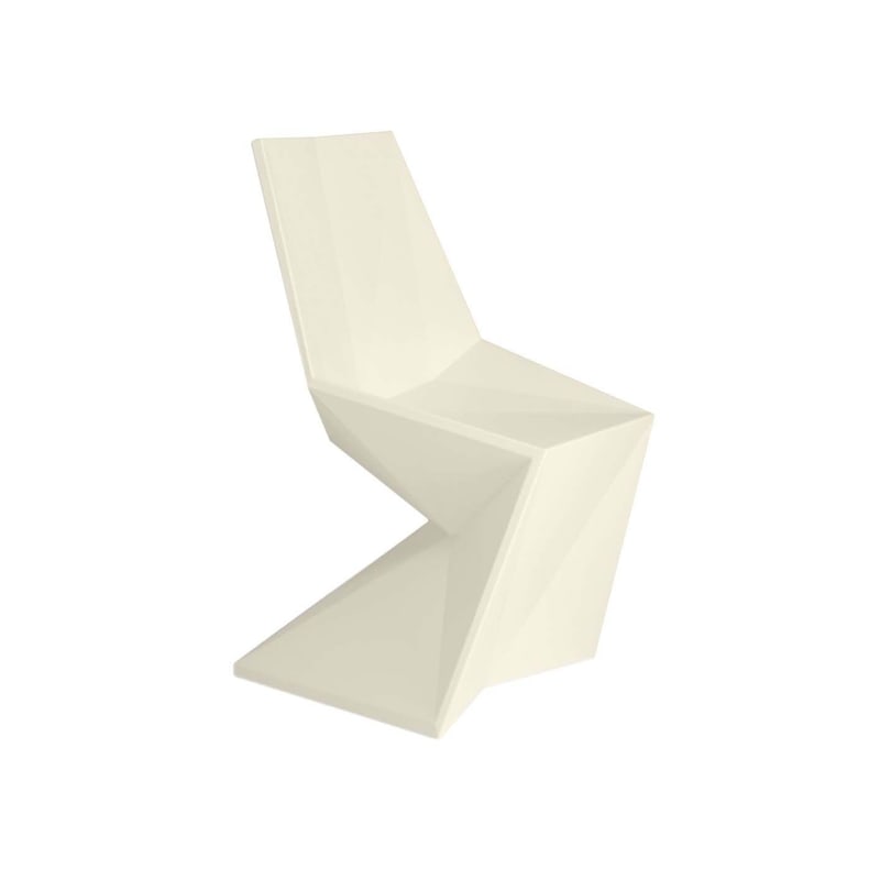 Chaise design in & out VERTEX - crème