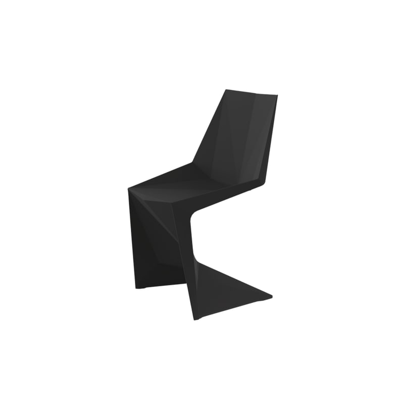 Chaise design in & out VOXEL - noir