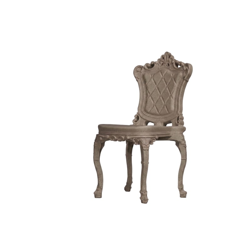 Chaise design PRINCESS OF LOVE - beige amande