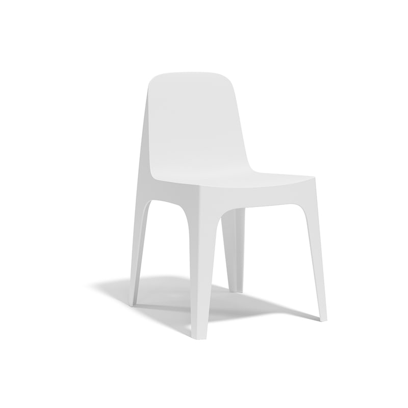 Chaise extérieure SOLID de VONDOM - blanc