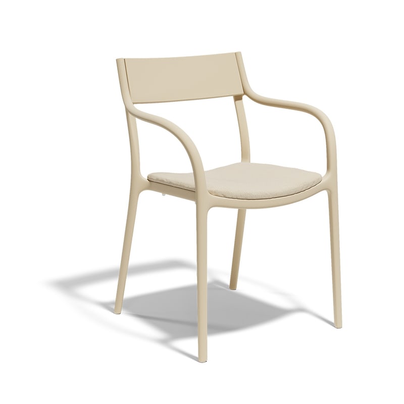 Chaise in & out MADISON UPHOLSTERED - crème