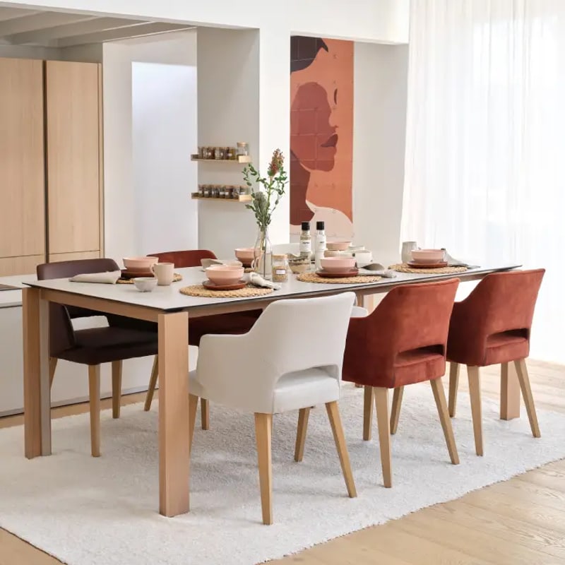 Chaise LENA avec accoudoirs - MOBITEC