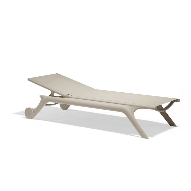 Chaise longue AFRICA - écru
