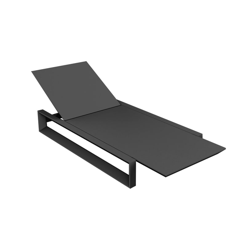 Chaise longue design FRAME - anthracite