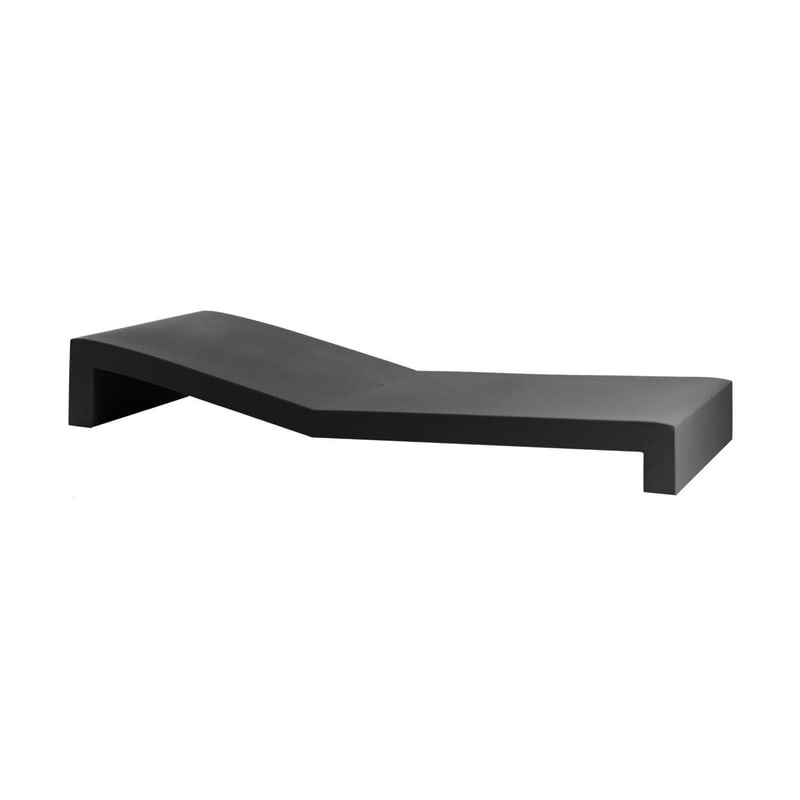 Chaise longue design JUT - anthracite