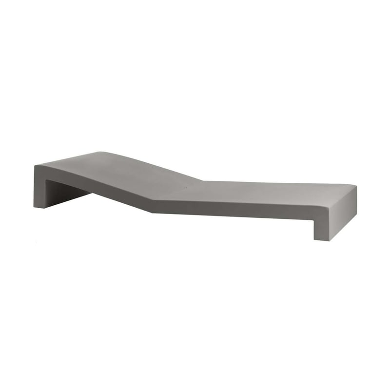 Chaise longue design JUT - gris