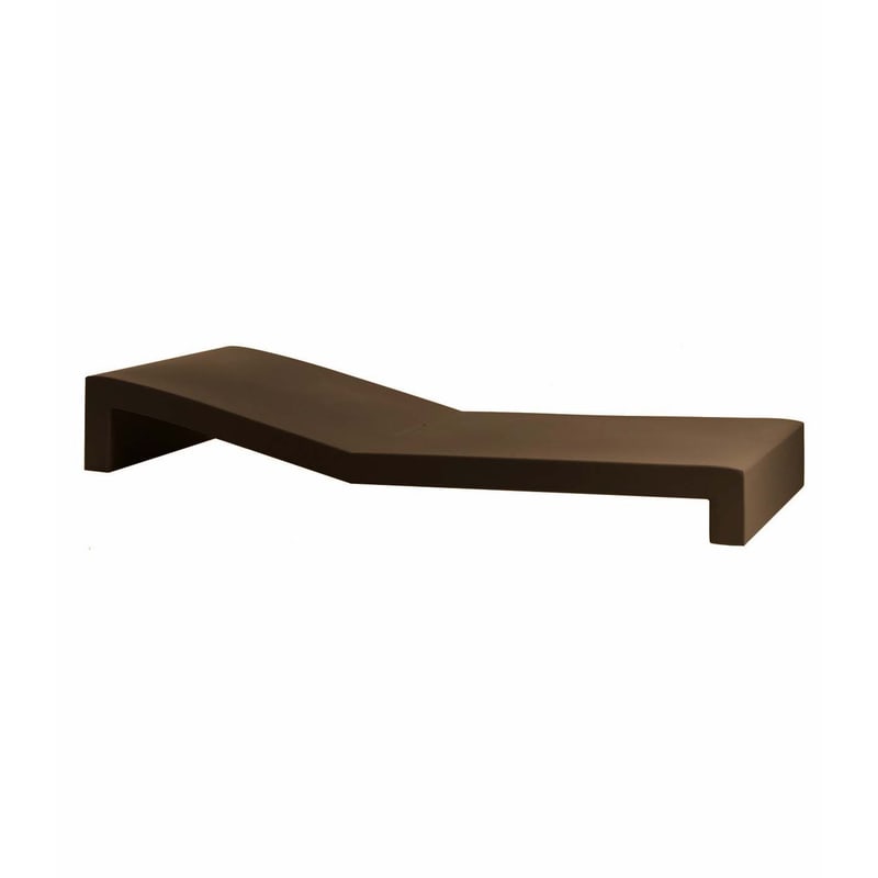 Chaise longue design JUT - marron