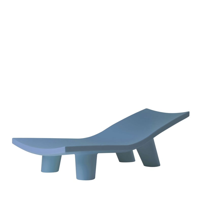 Chaise longue design LOW LITA - bleu