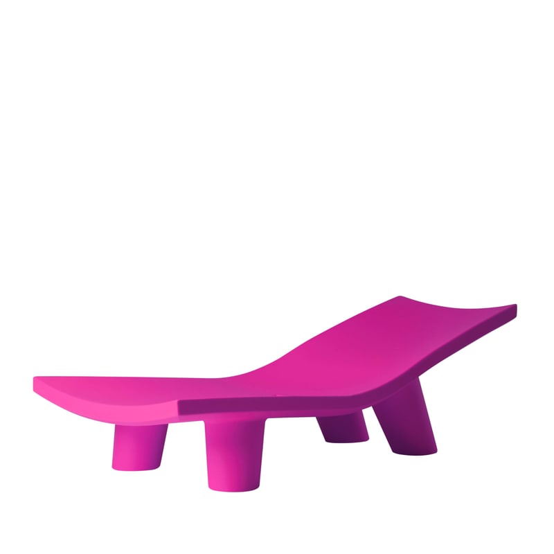 Chaise longue design LOW LITA - fuschia