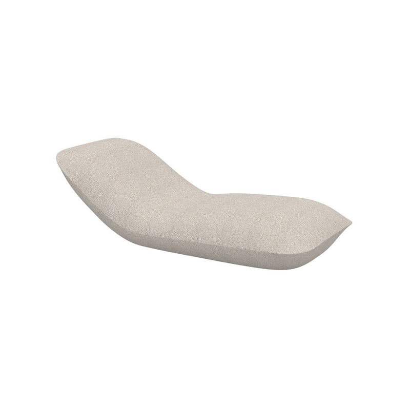 Chaise longue design PILLOW - écru granit