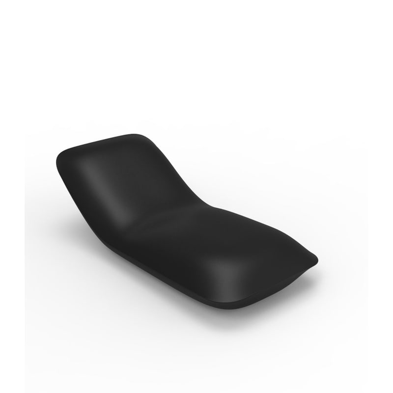 Chaise longue design PILLOW - noir