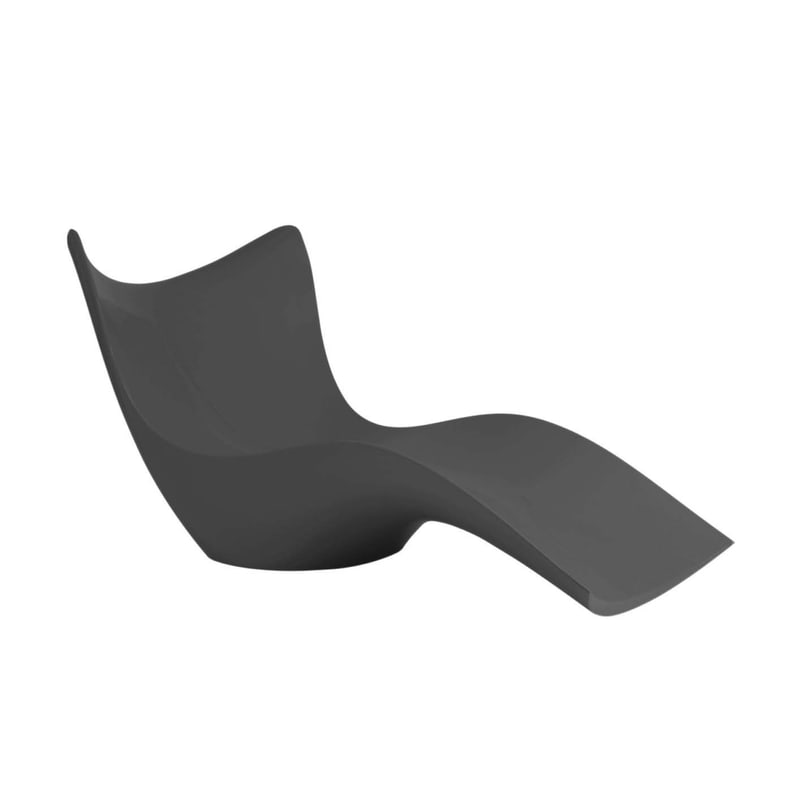 Chaise longue design SURF - anthracite