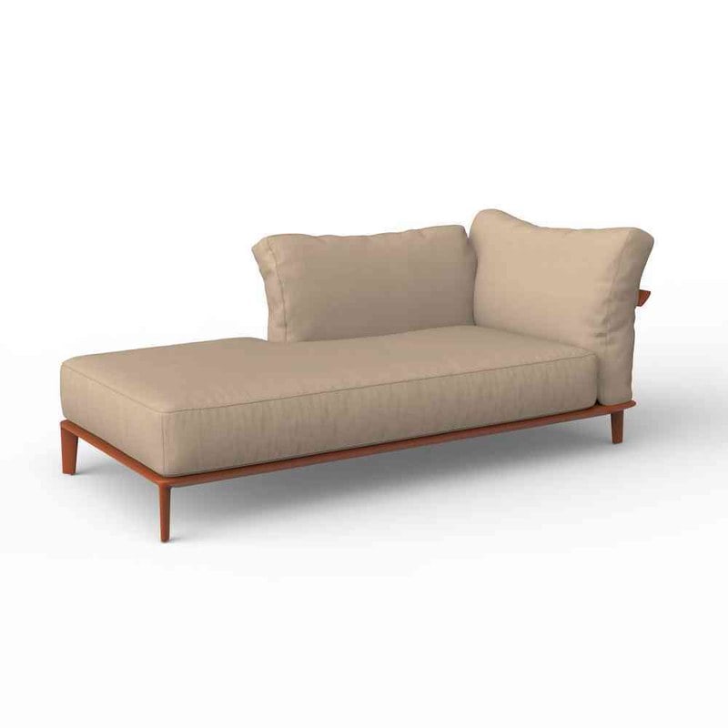 Chaise-longue droite PASADENA - clay
