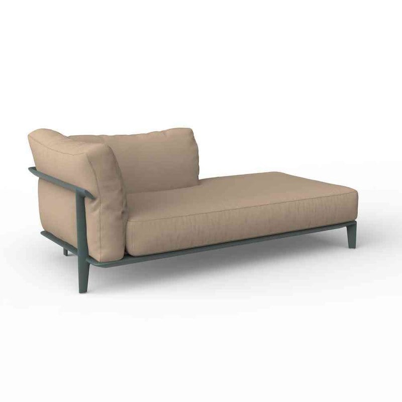Chaise-longue gauche PASADENA - vert
