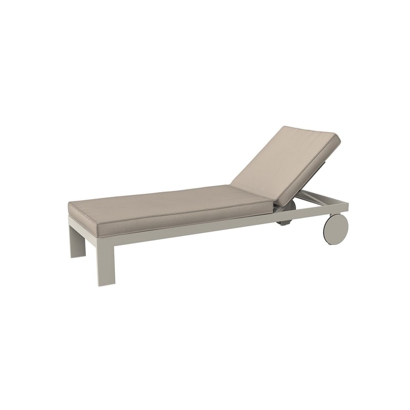 Chaise longue Posidonia - écru