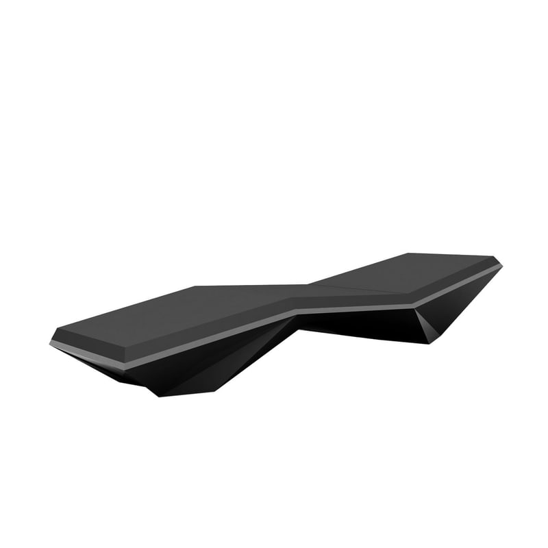 Chaise longue transat design FAZ - anthracite