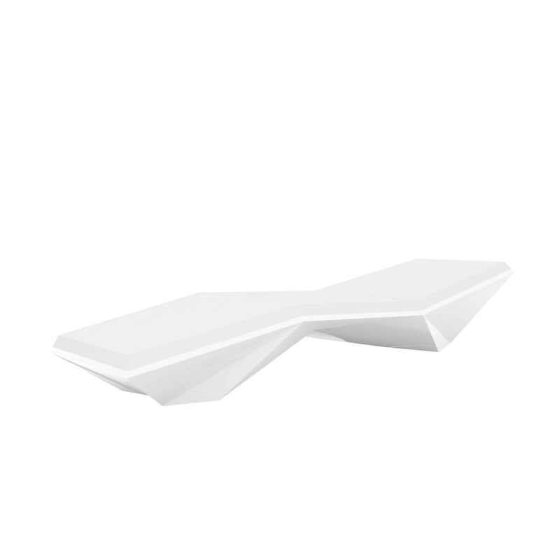 Chaise longue transat design FAZ - ice