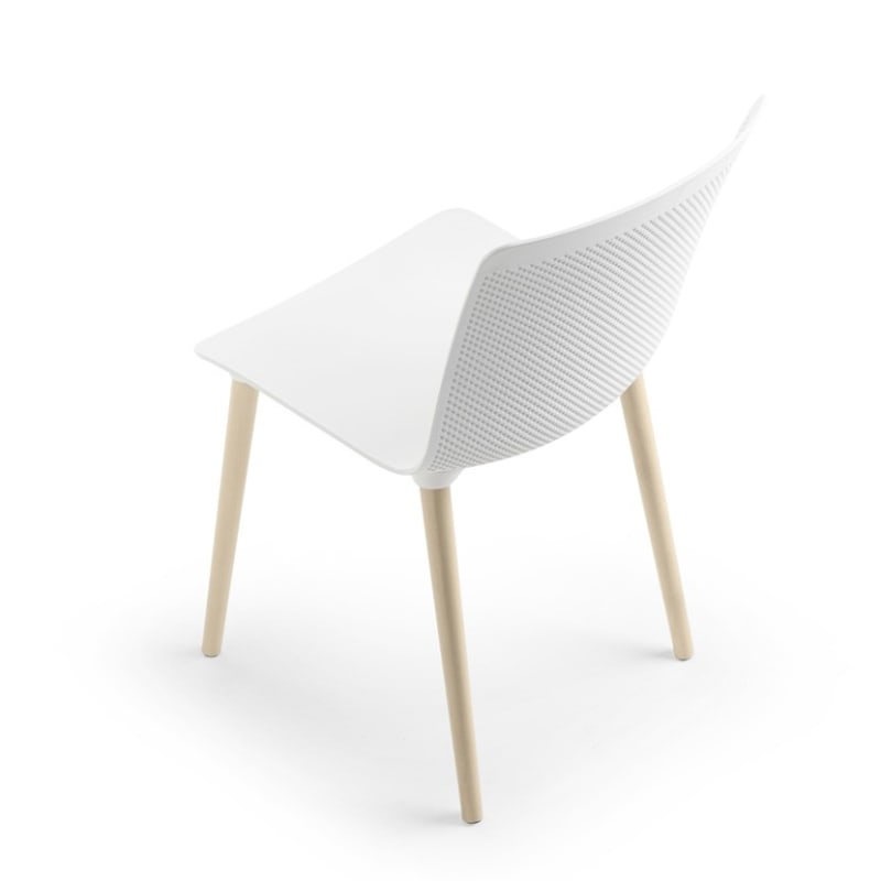 Chaise monocoque pied bois GLOVE
